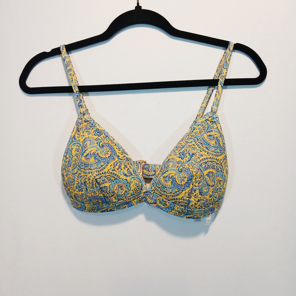 Antonio Melanie sz4 Bikini top boho fairy hippie beach resortwear vacation swim